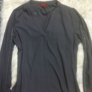 Jennifer Lopez Blouse Shirt-large gray